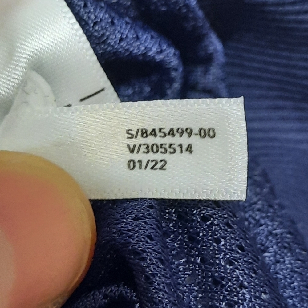 Athleta Women's Brooklyn Bomber Jacket Blue Speckled Camo Medium - Picture 6 of 7